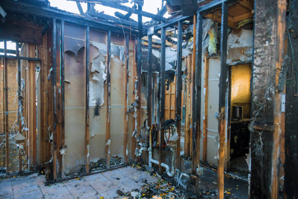 Professional Fire Board Up technician working in Mont Clare, PA